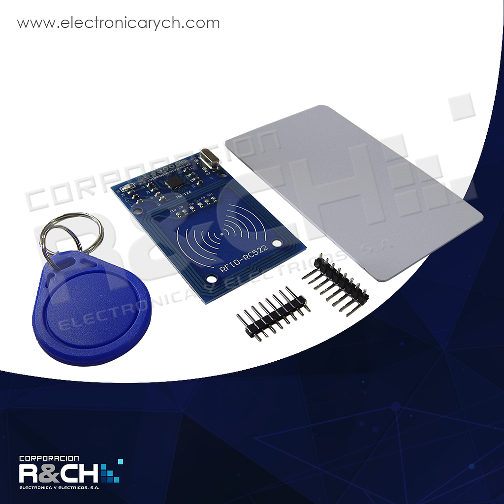 MFRC-522 Modulo Sensor RFID Incluye 1 Tarjeta S50 | Electronica R&CH